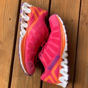 Hot Pink Reebok ZigTech Sneakers